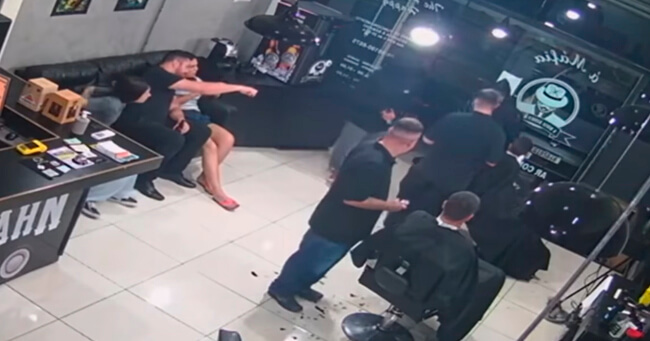 Dois Homens Encapuzados Invadiram E Assaltaram Barbearia Nesta Sexta