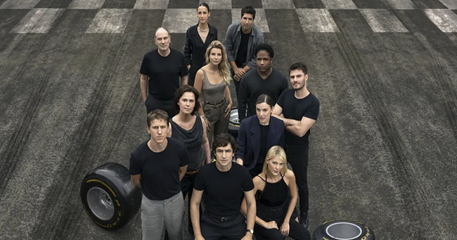 Confira a primeira foto do elenco de 'Senna', nova minissérie da Netflix sobre a vida do piloto